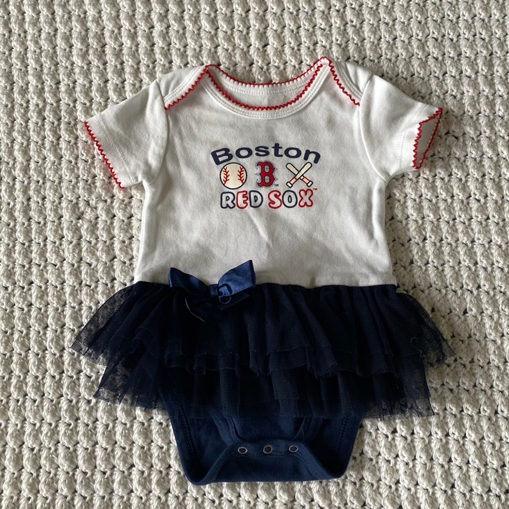 Boston Red Sox baby girl outfit